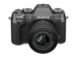 Kit de cámara sin espejo Fujifilm X-T50 antracita plata + XC15-45mm