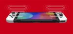 Nintendo Switch (modelo OLED) con base y mandos Joy-Con blancos - Imagen 4