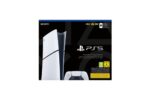 Consola Sony PS5 Slim Digital Edition, blanca y negra - Imagen 3